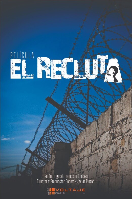 Poster El recluta pelicula Alto Voltaje Films