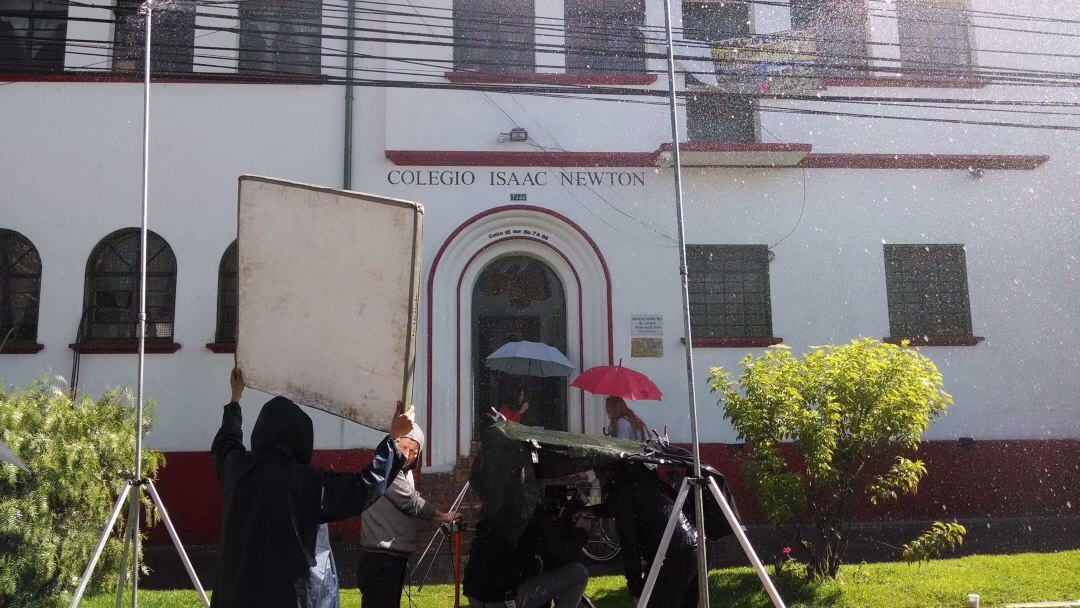 Detras de camaras pelicula lluvia