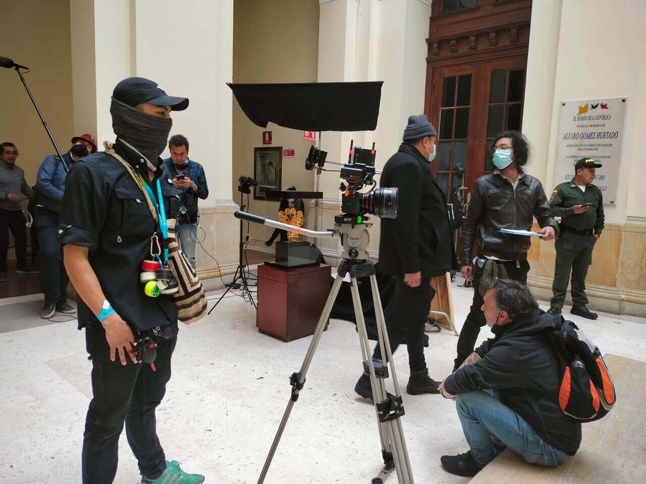foto filmando El Recluta