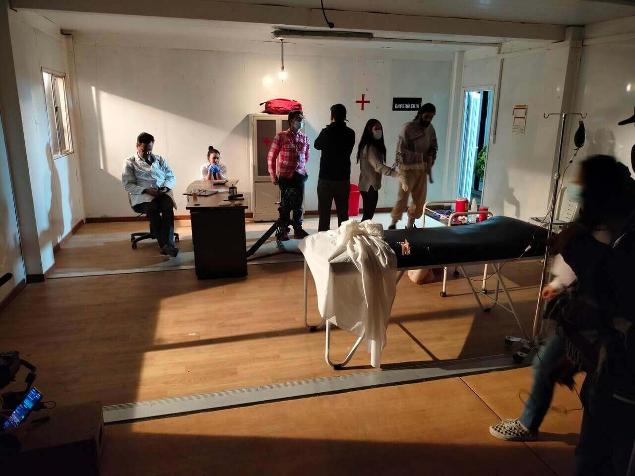 Detras de camaras escenas el recluta